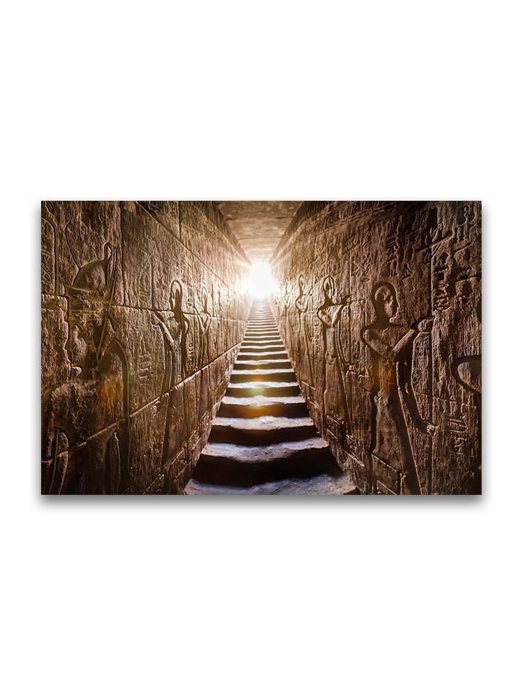 Edfu Temple Passage Poster -Image by Shutterstock