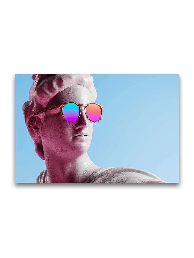 Apollo Statue With Cool Glasses Poster -Image by Shutterstock