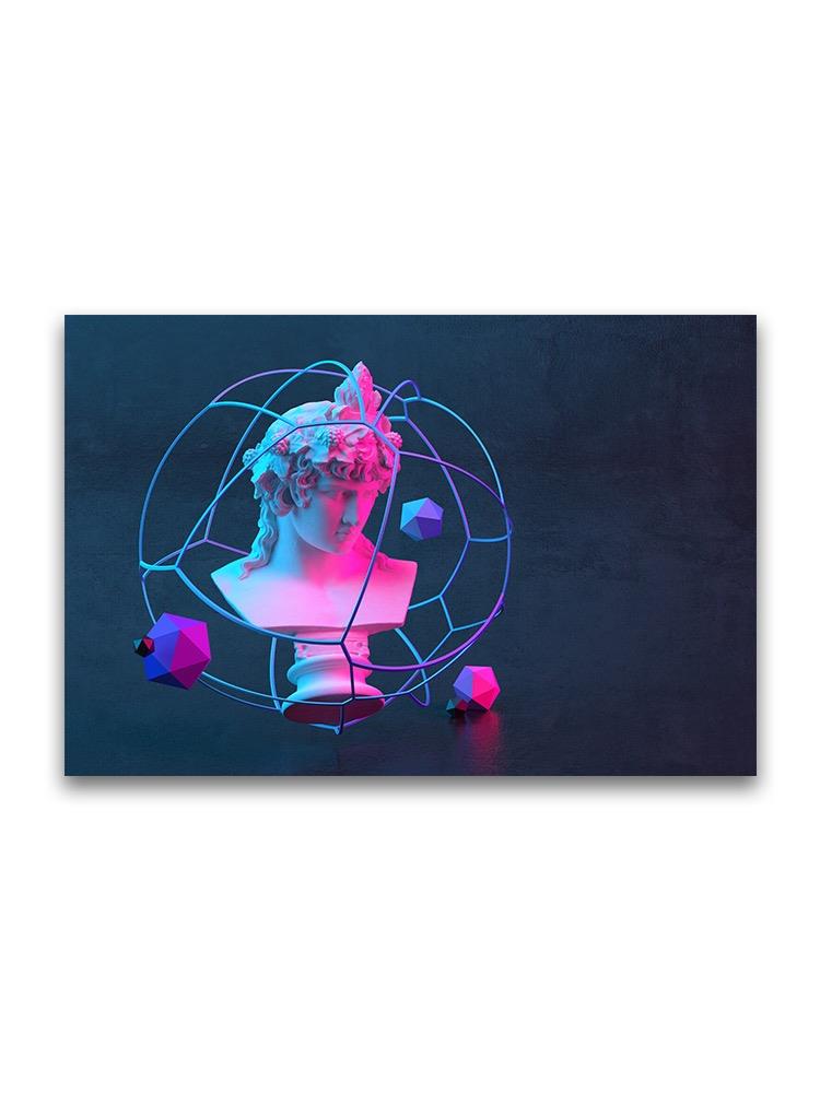 Head Statue With Objects Poster -Image by Shutterstock