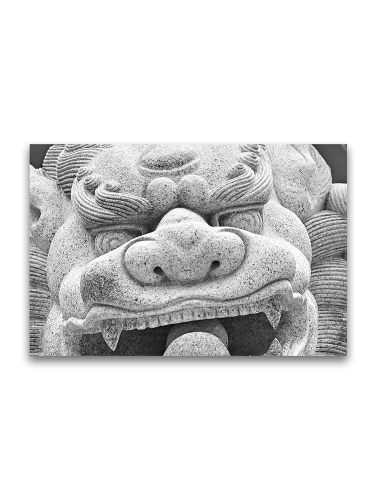 Lion Marble Face Poster -Image by Shutterstock