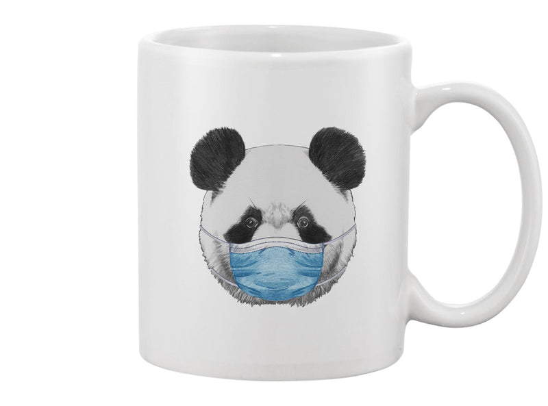 Panda With Mask Mug -Image by Shutterstock