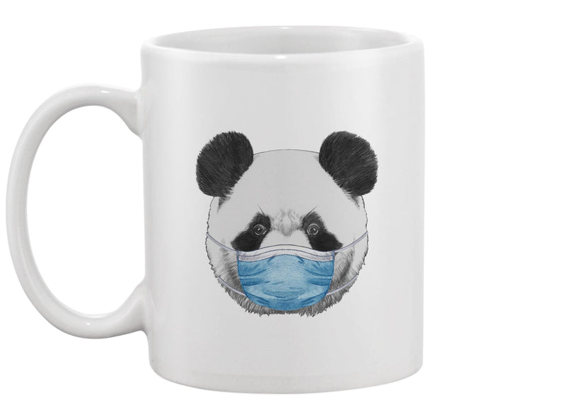 Panda With Mask Mug -Image by Shutterstock