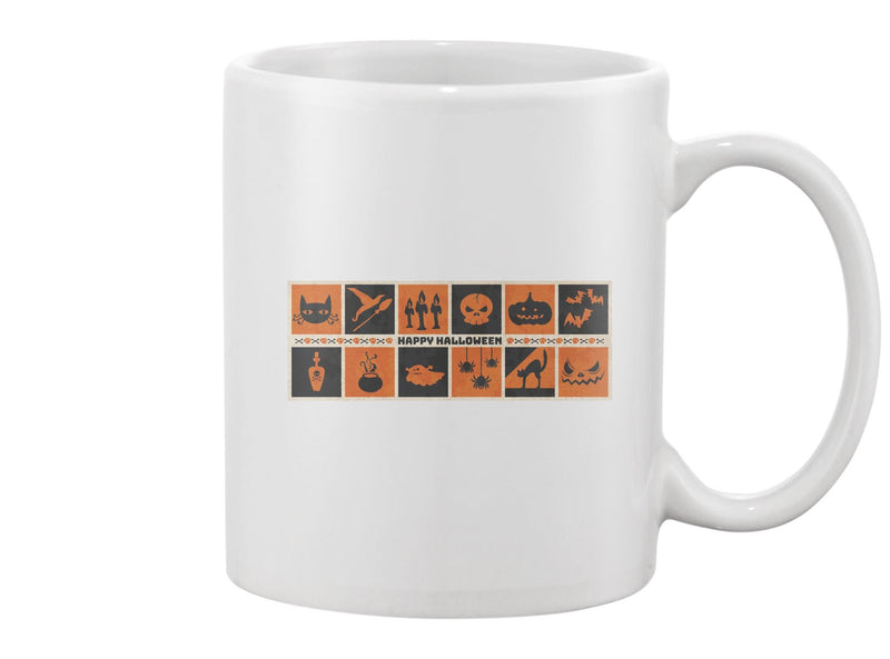 Halloween Pattern Mug -Image by Shutterstock