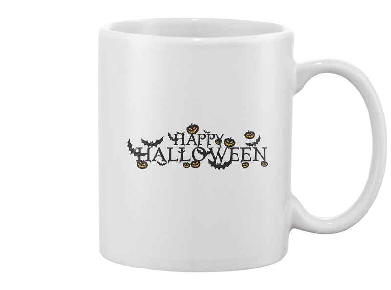 Happy Halloween Quote Graphic Mug -Image by Shutterstock