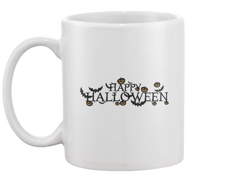 Happy Halloween Quote Graphic Mug -Image by Shutterstock
