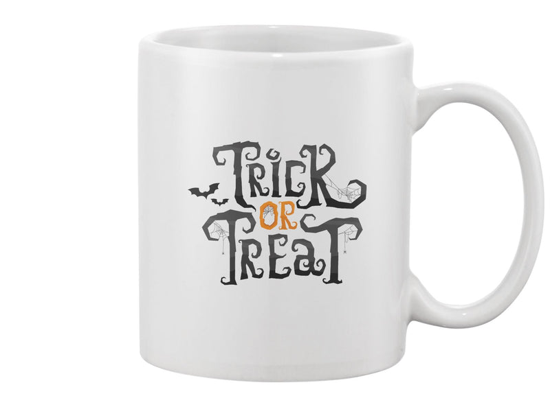 Trick Or Treat Scary Calligraphy Mug -Image by Shutterstock
