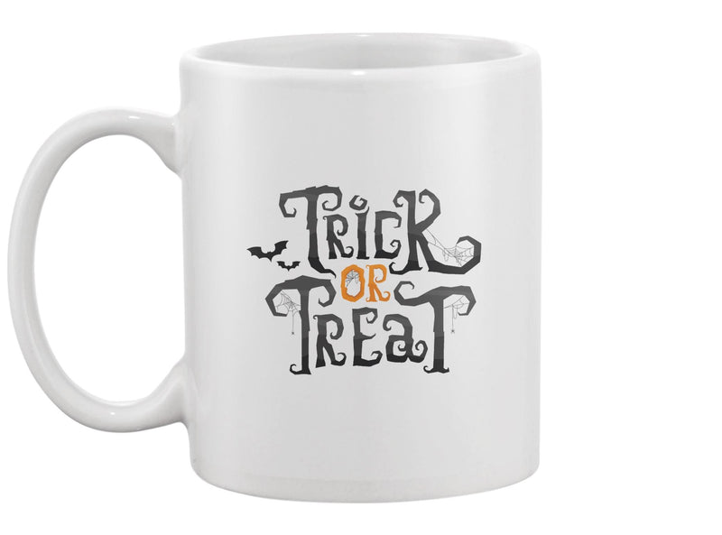 Trick Or Treat Scary Calligraphy Mug -Image by Shutterstock