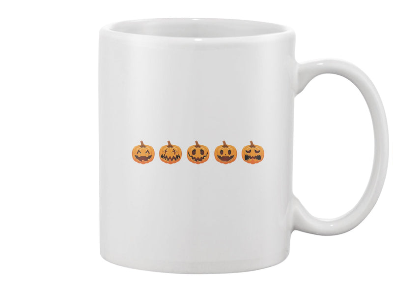 Set Of Orange Pumpkins Mug -Image by Shutterstock