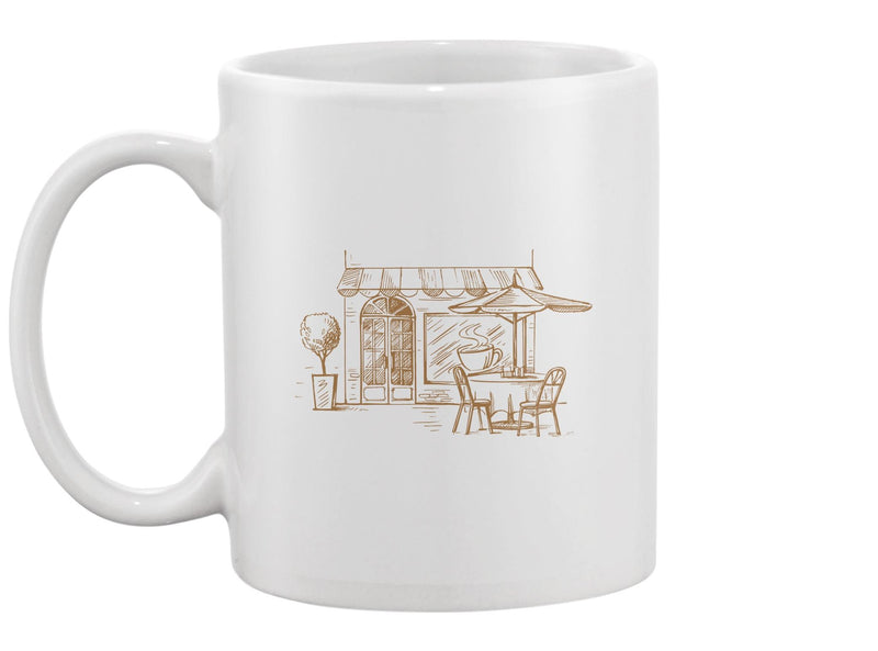 Street Cafe  Mug -Image by Shutterstock