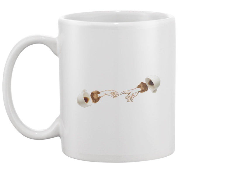 Two Espresso Cups Hand To Hand Mug -Image by Shutterstock