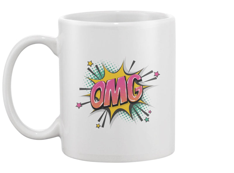 Omg Comic Style Mug -Image by Shutterstock
