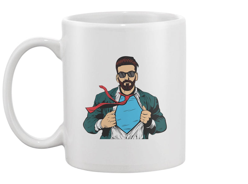 Hipster Beard Male  Mug -Image by Shutterstock