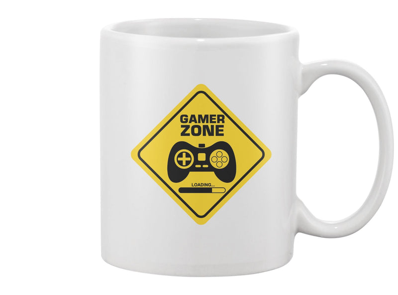 Game Zone Yellow Sign Mug -Image by Shutterstock