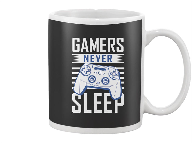 Gamers Never Sleep Mug -Image by Shutterstock