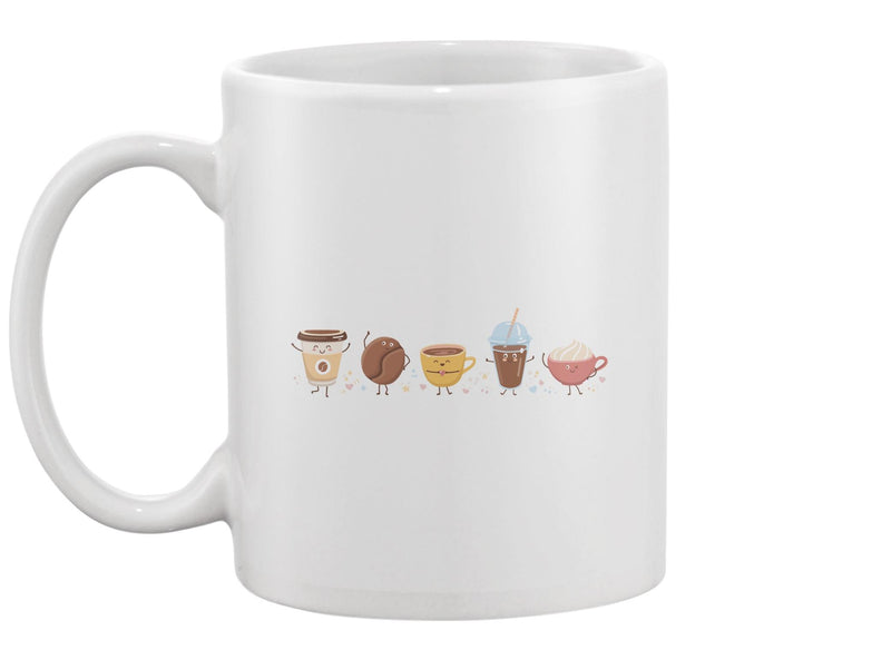 Set Of Cute Coffees Mug -Image by Shutterstock