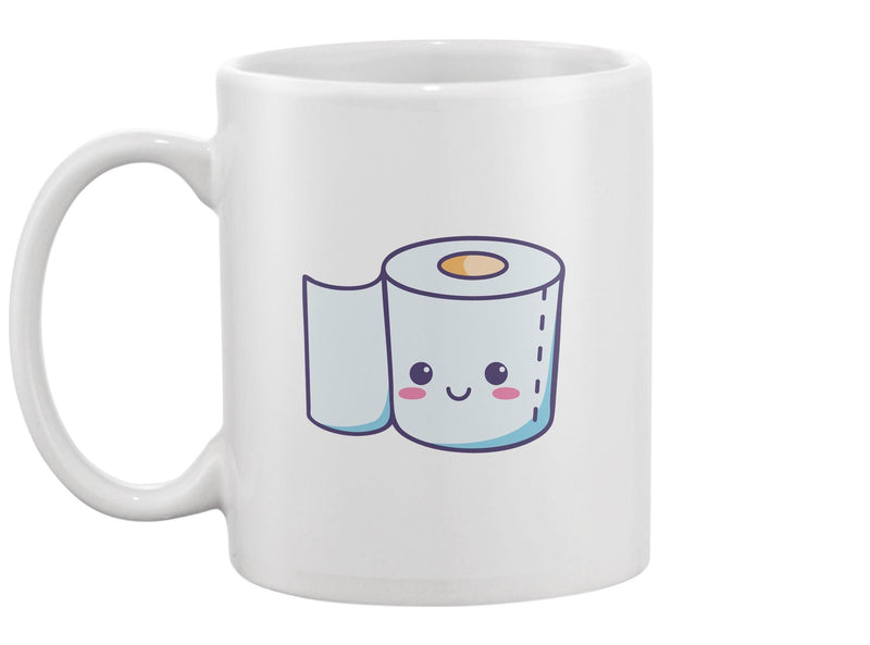 Kawaii Toilet Paper  Mug -Image by Shutterstock