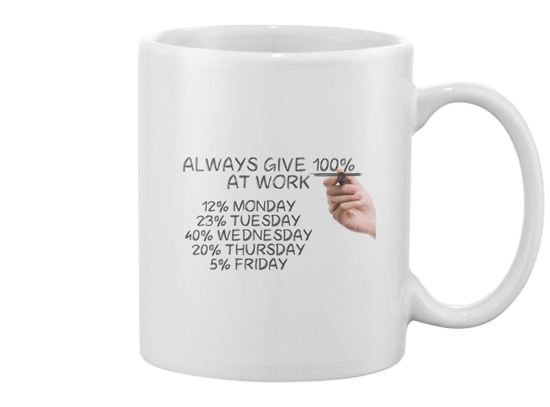 Funny Quote About Work Mug -Image by Shutterstock