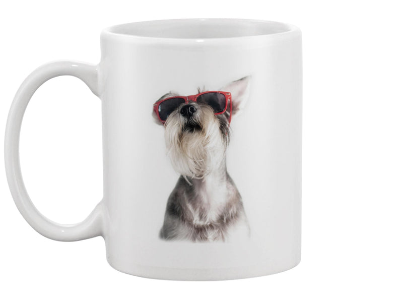Schnauzer With Glasses Mug -Image by Shutterstock