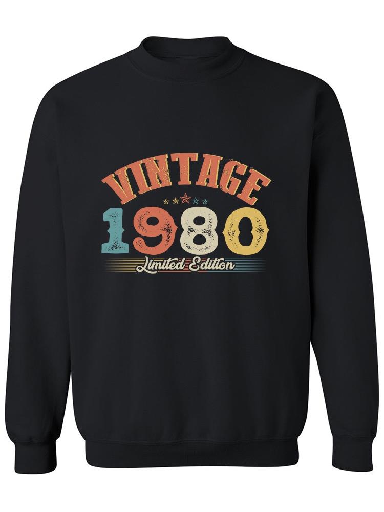 1980 Vintage Edition Sweatshirt Men's -Image by Shutterstock