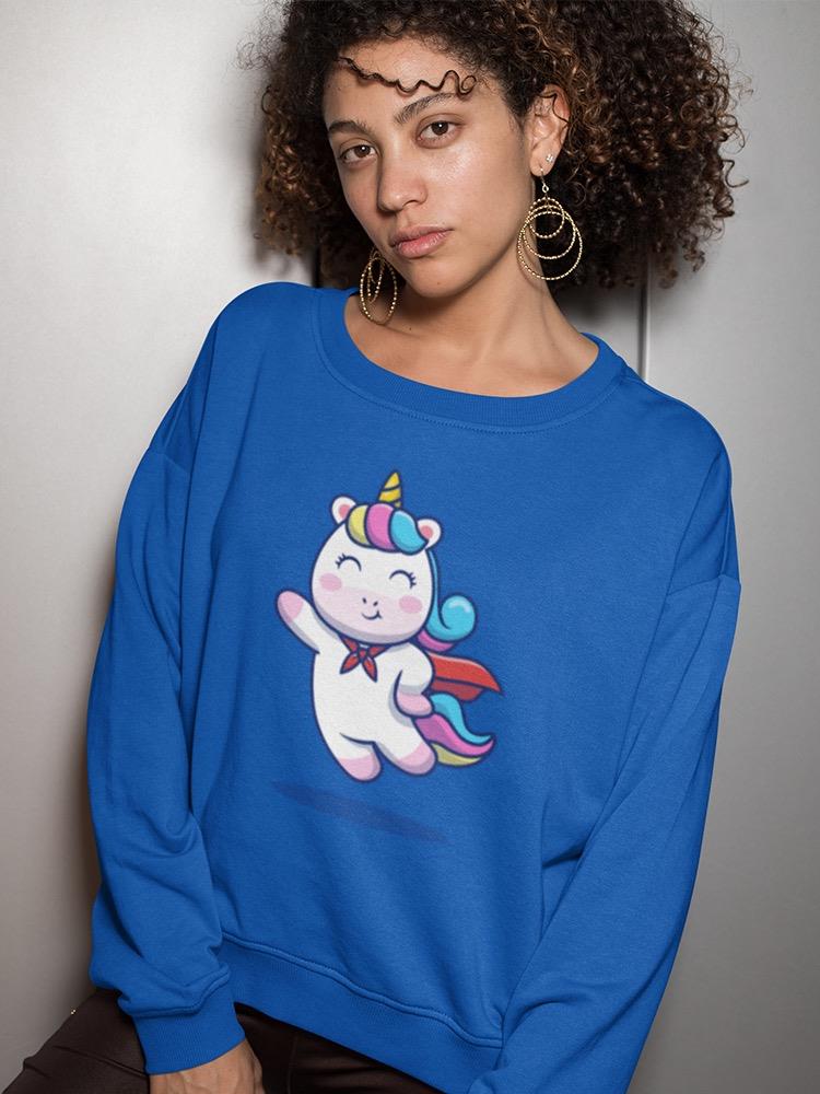 My Unicorn Super Hero Sweatshirt Women's -Image by Shutterstock