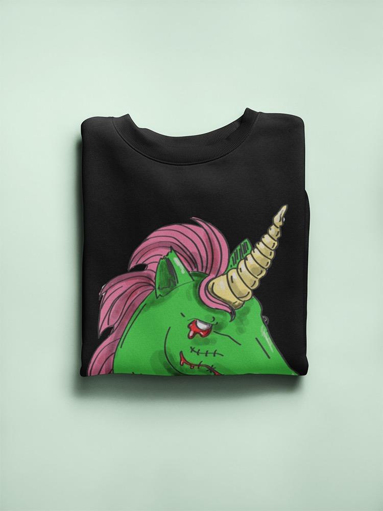 Creepy Unicorn Zombie Sweatshirt Men's -Image by Shutterstock