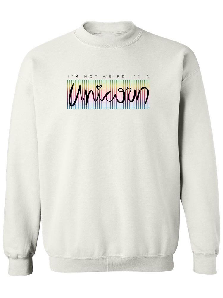 Unicorn In Cool  Sweatshirt Women's -Image by Shutterstock