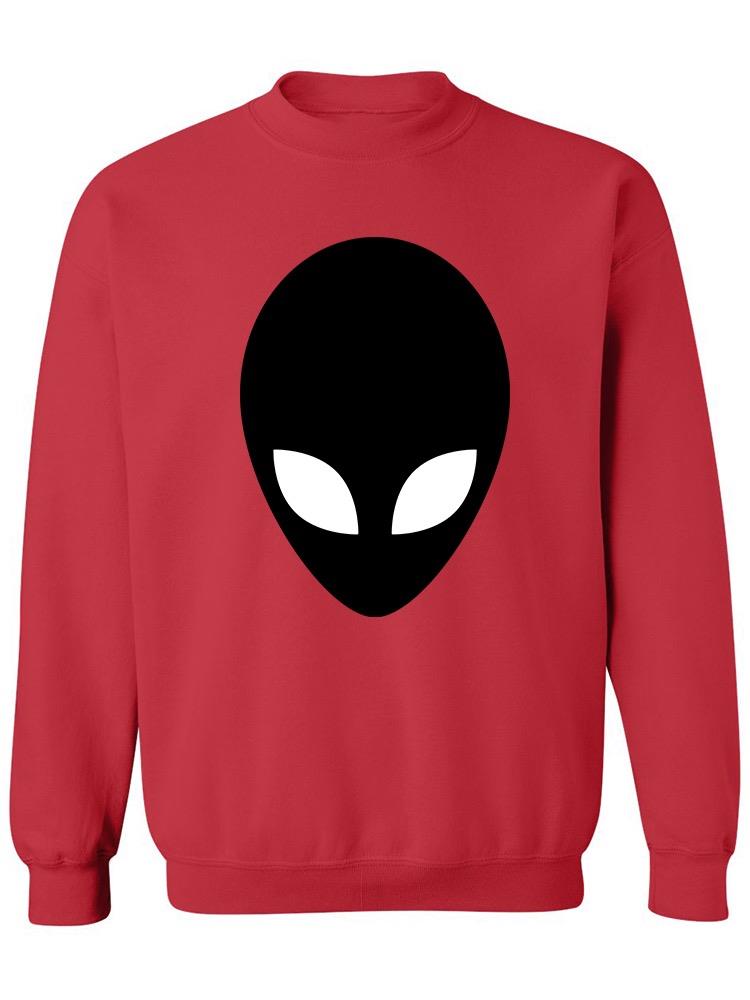 Black Alien Head Sweatshirt Men's -Image by Shutterstock