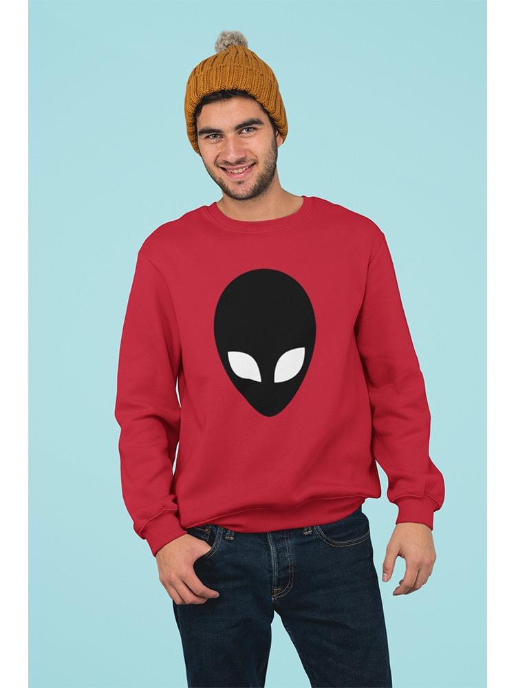 Black Alien Head Sweatshirt Men's -Image by Shutterstock