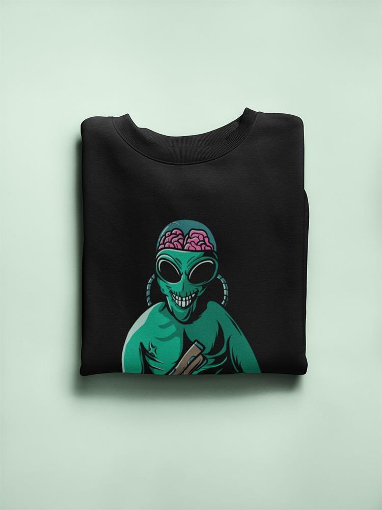 Evil Alien Attack Sweatshirt Men's -Image by Shutterstock