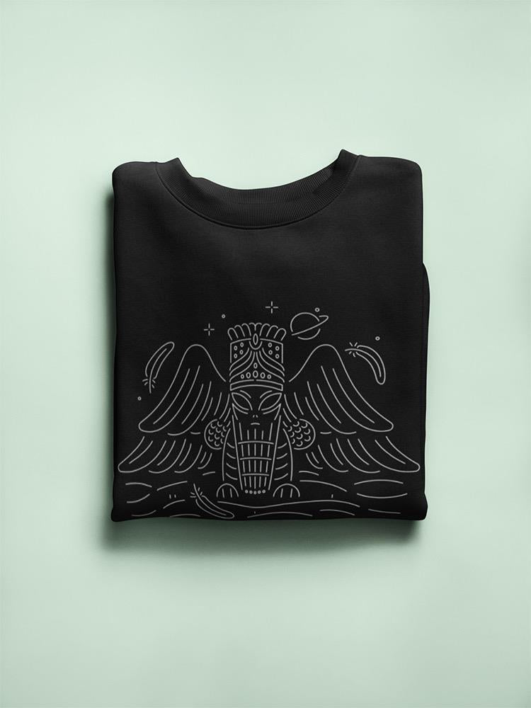 Ancient Babylon Alien Sweatshirt Men's -Image by Shutterstock