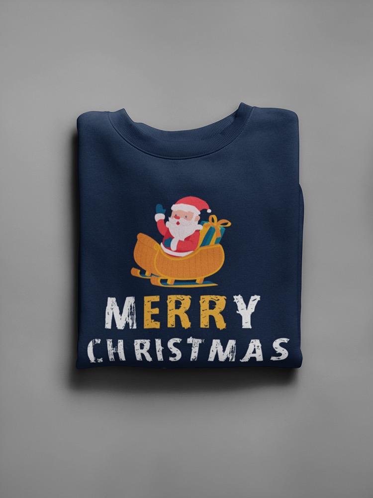 Merry Christmas 2020 Happy Santa Sweatshirt Men's -Image by Shutterstock