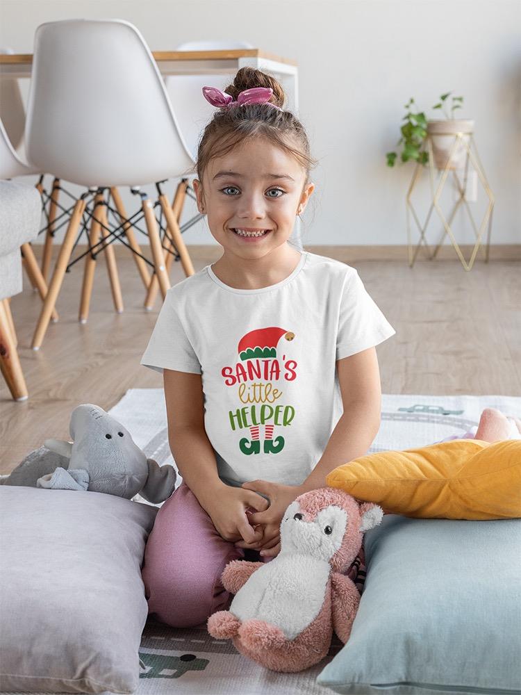 Santa's Little Helper Christmas Tee Toddler's -Image by Shutterstock