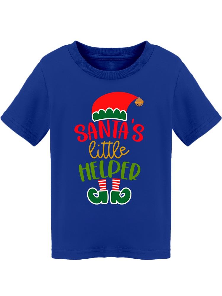 Santa's Little Helper Christmas Tee Toddler's -Image by Shutterstock