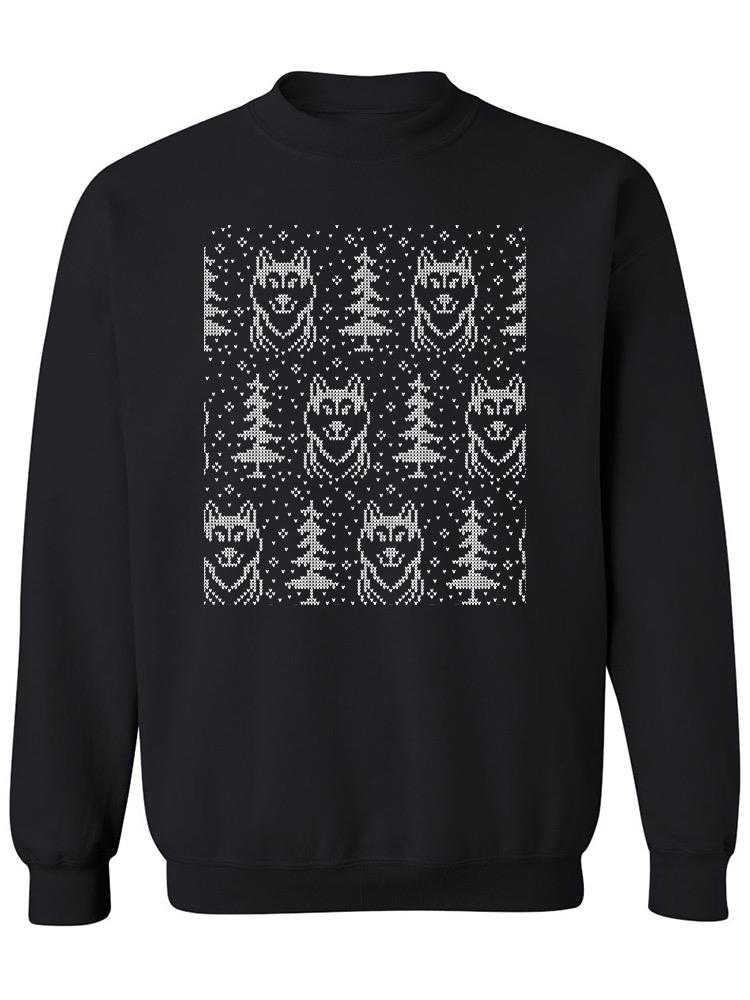 Wolves And Pines Sweatshirt Men's -Image by Shutterstock