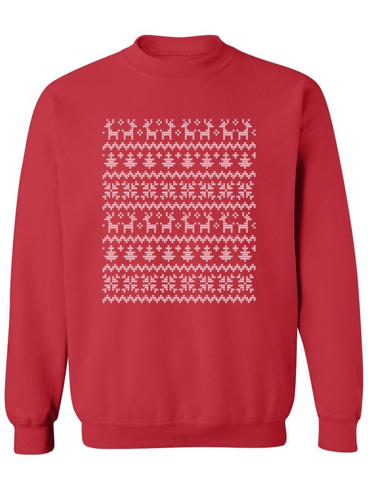 Knitted Christmas And New Year Sweatshirt Women's -Image by Shutterstock
