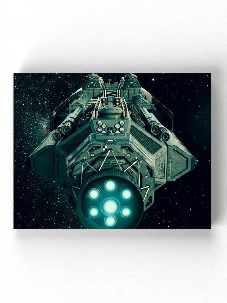 Spaceship In Deep Space Wall Art -Image by Shutterstock