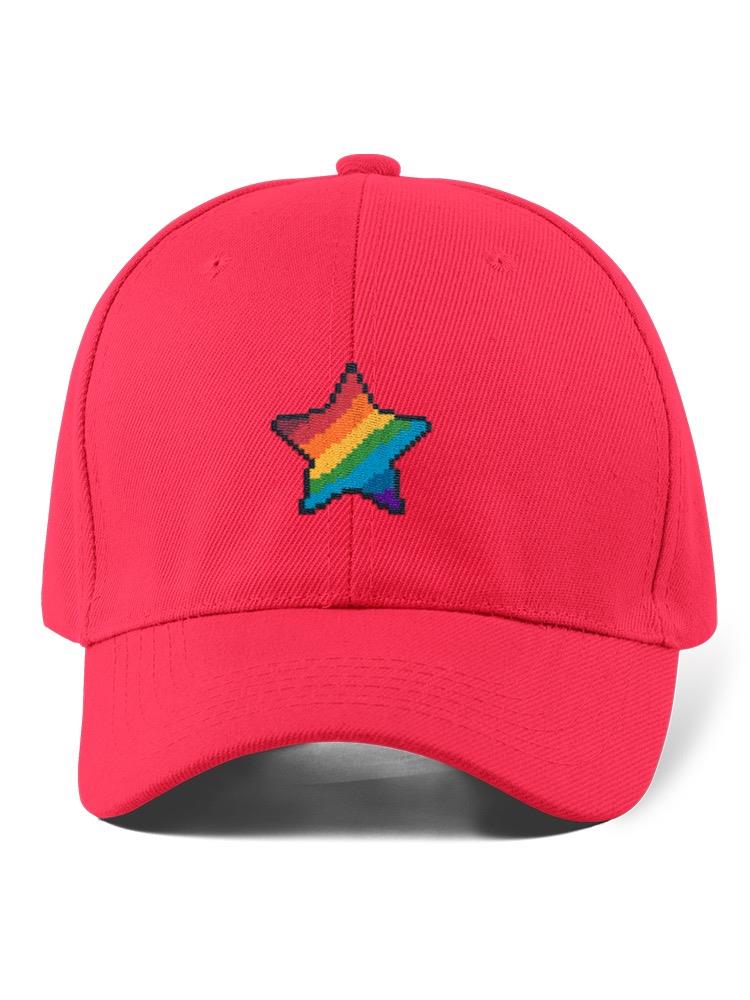 Pixelart Rainbow Star Hat -Image by Shutterstock