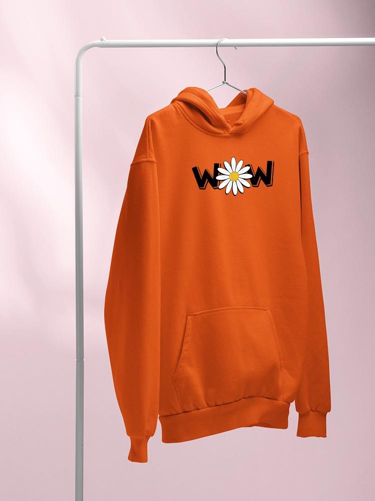 Wow Daisy Banner. Hoodie Women's -Image by Shutterstock