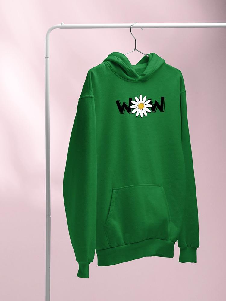 Wow Daisy Banner. Hoodie Women's -Image by Shutterstock
