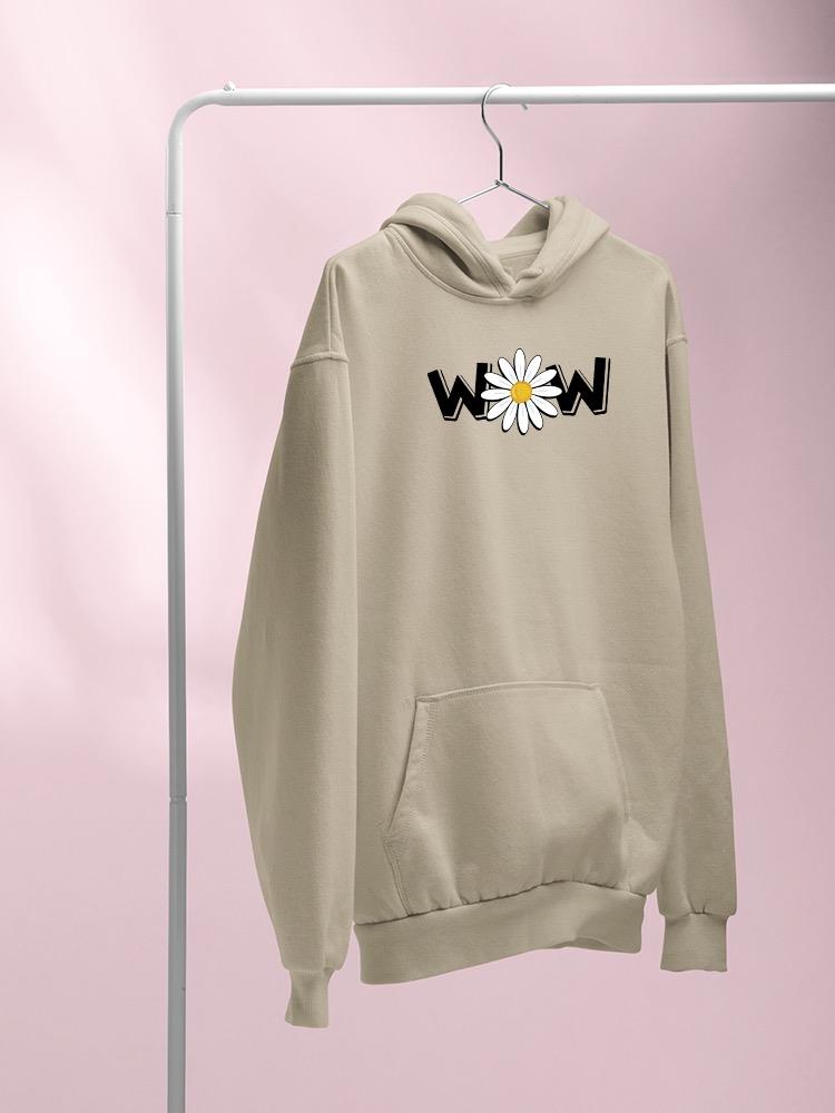 Wow Daisy Banner. Hoodie Women's -Image by Shutterstock