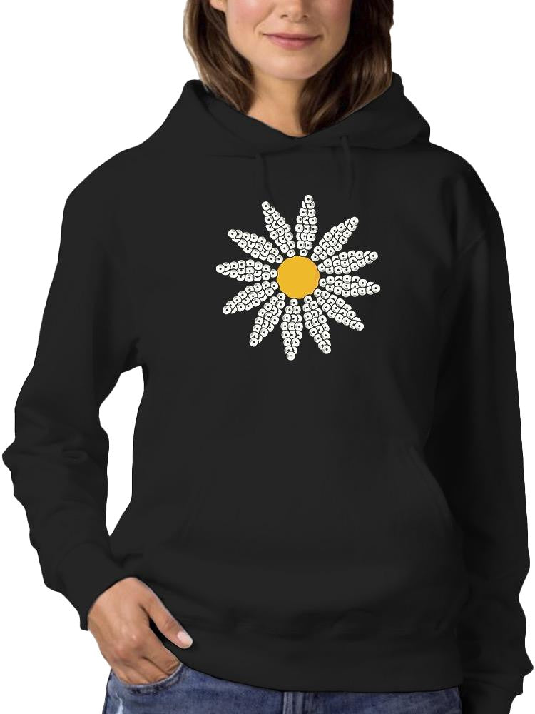 Cute Daisy Flower Art Hoodie Women's -Image by Shutterstock