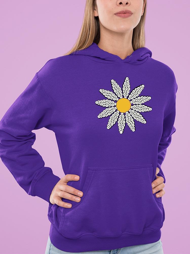 Cute Daisy Flower Art Hoodie Women's -Image by Shutterstock