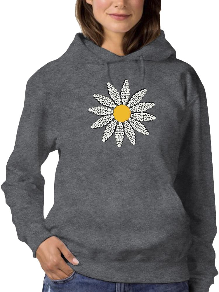 Cute Daisy Flower Art Hoodie Women's -Image by Shutterstock
