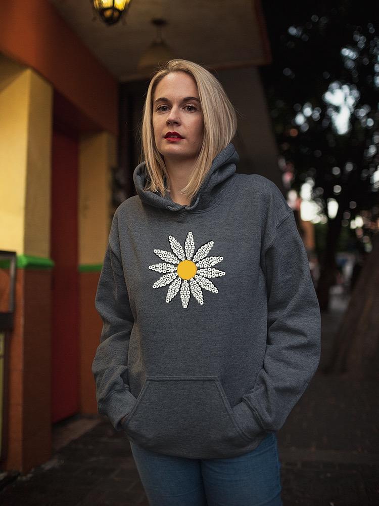 Cute Daisy Flower Art Hoodie Women's -Image by Shutterstock