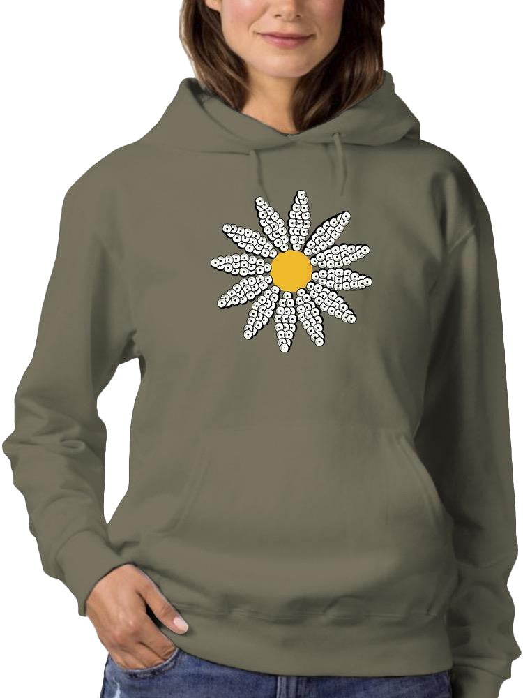 Cute Daisy Flower Art Hoodie Women's -Image by Shutterstock