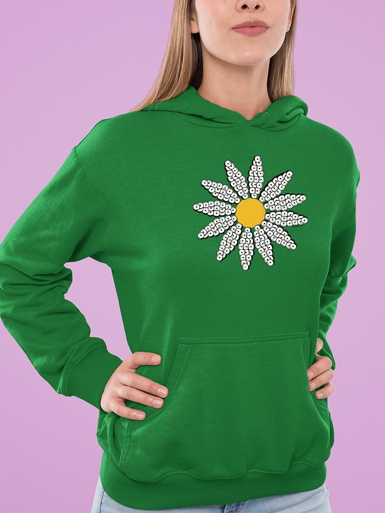 Cute Daisy Flower Art Hoodie Women's -Image by Shutterstock