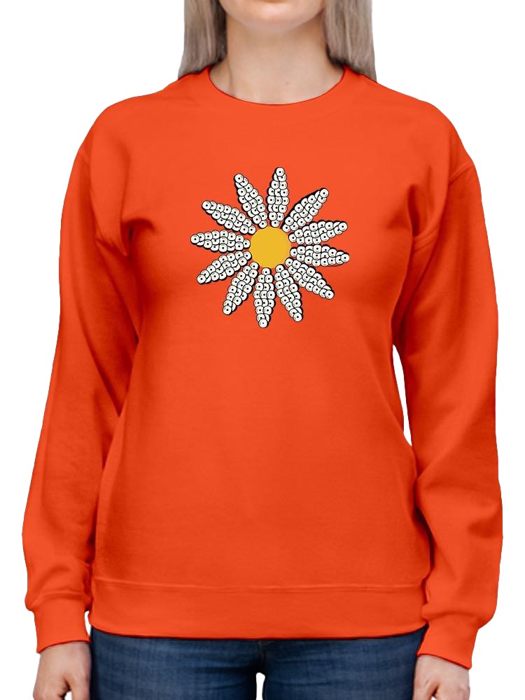 Cute Daisy Flower Art Sweatshirt Women's -Image by Shutterstock