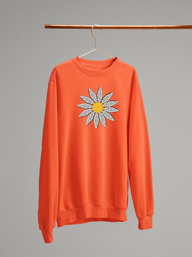 Cute Daisy Flower Art Sweatshirt Women's -Image by Shutterstock