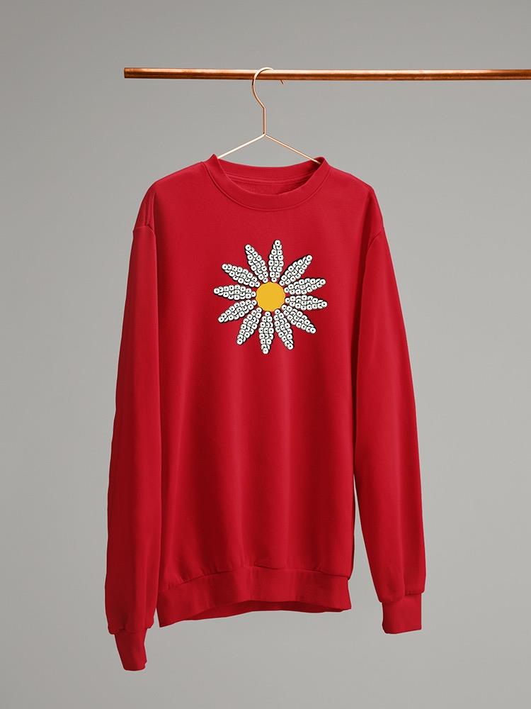 Cute Daisy Flower Art Sweatshirt Women's -Image by Shutterstock