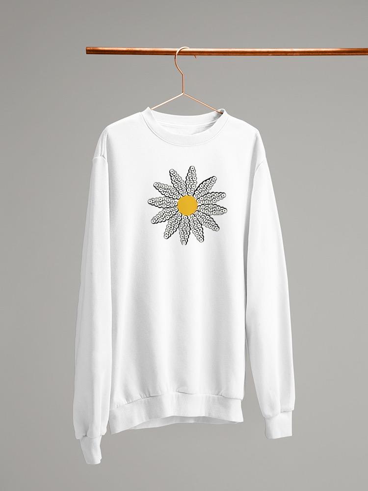 Cute Daisy Flower Art Sweatshirt Women's -Image by Shutterstock